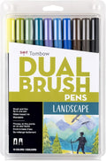 Tombow 56169 Dual Brush Pen Art Markers, Brush and Fine Tip Markers by Tombow