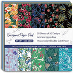 Origami Paper Kit 50 Sheets 6 Inch Square Double Sided Color 50 Vivid Japanese - Image 7