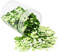 Mandala Crafts 6mm Flat Round Lime Green Sequins by MandalaCrafts