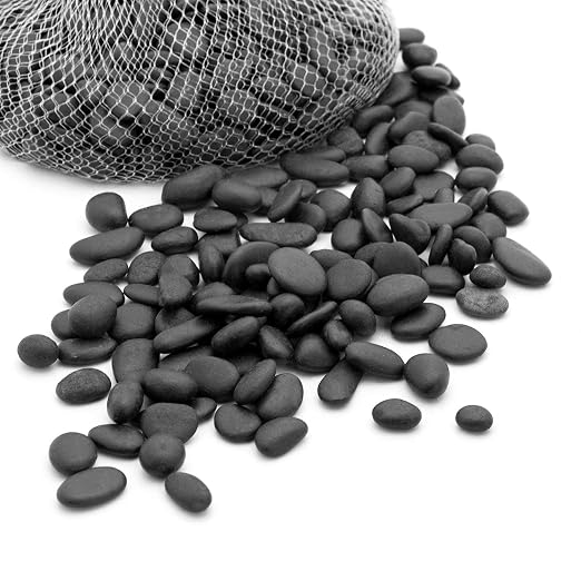 River Rocks Decorative Ornamental Vase Filler 0.5" by RoyalImports