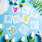 Marspark 66 Pcs Small Stencils for Crafts Reusable 3 Inch Stencils for Painting - Image 7