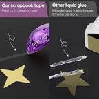 Secopad 8 Pack Scrapbook Tape, Double Sided Tape - Image 5