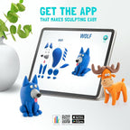 HEY CLAY Set - Colorful Modeling Air Dry Clay Kit - Image 4