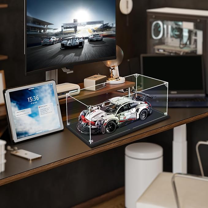 3MM Clear Acrylic Display Case for 1:18 Scale Vehicle Model, Thickened Acrylic - Image 2