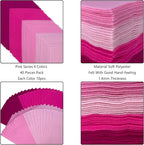 Jtnohx Soft Felt Sheets, 8x12 inches Assorted Craft Felt Fabric, 1.4mm Thick - Image 5