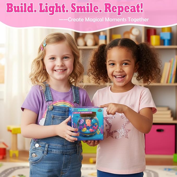 Axolotl Gifts for Girls & Boys – DIY Glow Jar Toy - Image 6