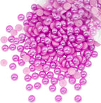 qiipii 220PCS 10mm Rose Red Half Round Pearls Bulk by qiipii