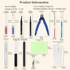 Spilay 16 Pcs Hobby Building Model DIY Tool Kit - Image 2