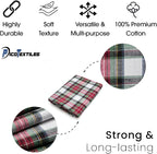 Pico Textiles 5 Yards Bolt Red Green White Tartan Plaid Flannel Fabric - Image 4