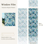 funlife Original Hand-Drawn Privacy Stained Glass Window Film, Reusable Single - Image 3