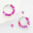Large Hole Beads Spacer Beads Rose Red Assorted European Craft Big Beads Large - Image 3