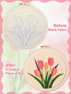 Punch Needle Kit Adults Beginner- Step-by-Step Guide & Video, Including Punch - Image 4