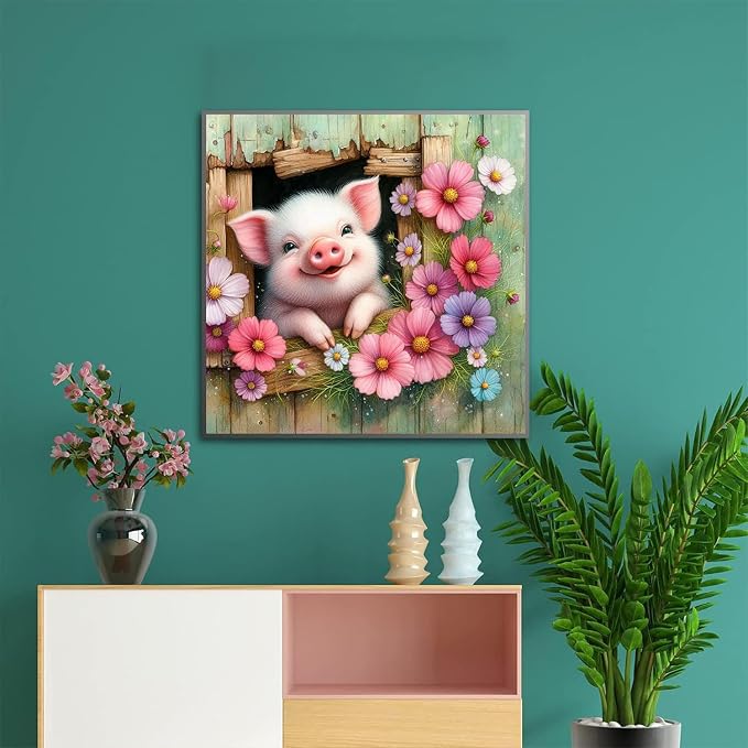 HITO Pig Diamond Painting Kits for Adults - Image 4