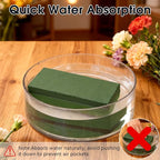 6 Pack 5.5"L x 3.1"W x 1.6"H Floral Foam Blocks, Styrofoam - Image 3