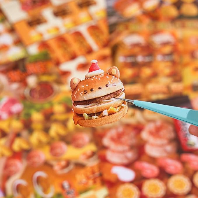 Girl's Japanese Retro Sticker Book, Food and Daily Life Theme - Image 6