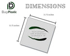 BuyPlastic L-089 Blue Transparent Fluorescent Colored Acrylic Plexiglass Sheet - Image 2