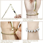 ZYEHXED 10PCS Snake Chain Charm Bracelet - Image 4
