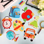 54Pcs Back to School Cutouts, Classroom Theme Bulletin Board Decoration - Image 5