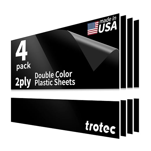 Trotec TroLase | 12"x20"x1/16", Guillotine | Made in USA by TrotecEngravingSupplies
