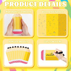 54Pcs Pencil Cutouts Pencil Name Tags, Classroom Pencils Themed Bulletin Board - Image 3