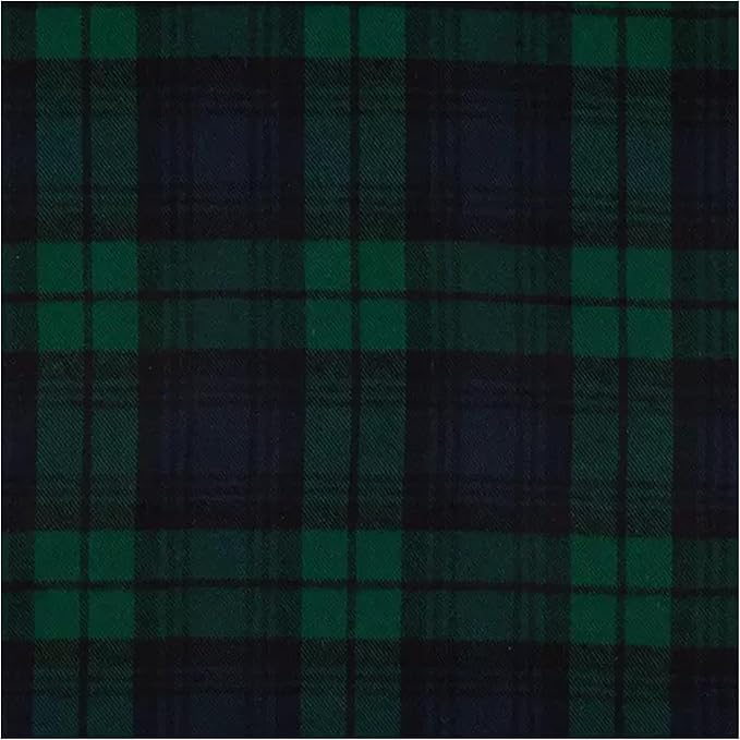 Hobby Lobby Blue & Green Plaid Flannel Fabric, 1 Yard | Precut Fabric by HobbyLobby