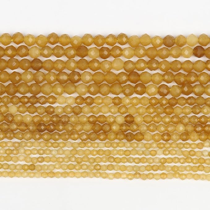 2mm 180pcs Citrine Tiny Gemstone Beads - Image 8