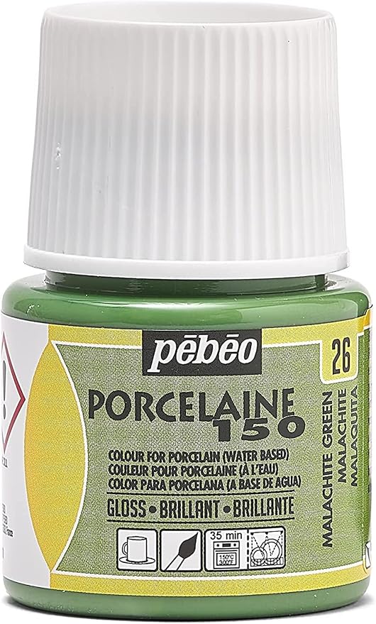 Pebeo Porcelaine 150, Water-Based High-Gloss Porcelain Paint, 45 ml by Unknown