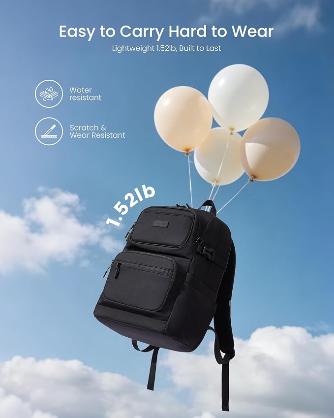 LOVEVOOK School Backpack for Teen Girls & College Students, Large Capacity - Image 4