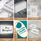 Milky White Acrylic 2 Sheets of 12"x16"White Translucent Acrylic 1/8" Thickness - Image 2