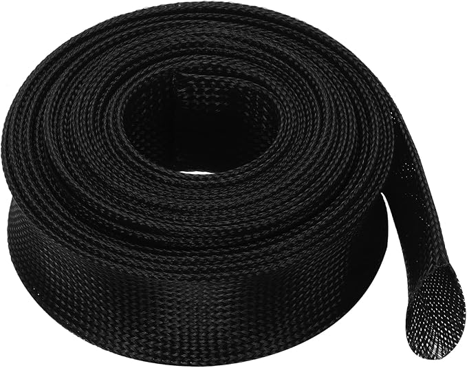 uxcell Expandable Sleeving, 2-inch 25ft Cable Sleeve by uxcell