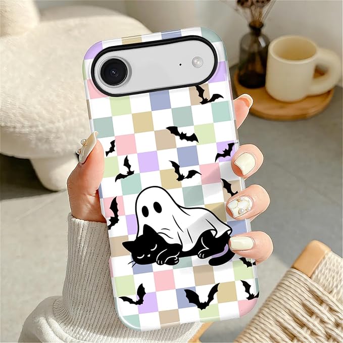 Case for iPhone 17 Air, Scratch Resistant Hybrid Double Layer Hard Shell，Ghost - Image 7