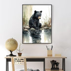 Yezavesu 12x16 Inch Bear Framed Paint by Numbers Kit - Image 2