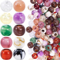 Pndeyo 120pcs Round Acrylic Beads by Pndeyo