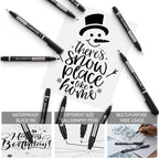 MARTCOLOR Calligraphy Pens, 9 Size Calligraphy Pens - Image 3