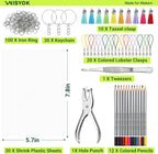 WISYOK 204Pcs Shrinky Film Kit, Shrink Plastic Sheets kit - Image 3