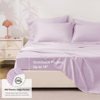 Love's cabin Twin Comforter Set Light Purple, 5 Pieces Twin Bed in a Bag - Image 6