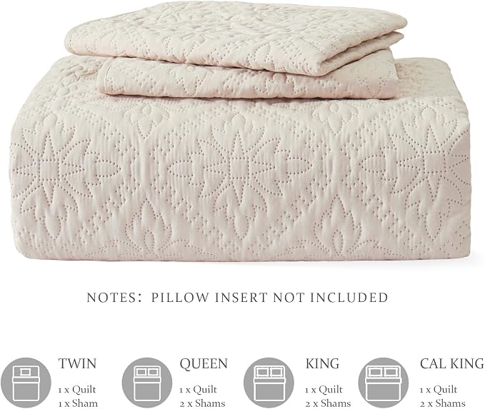 Exclusivo Mezcla Twin Quilt Bedding Set, Lightweight Soft Bedspreads Coverlets - Image 6