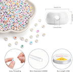 SUTOUG 1500PCS White Letter Beads and Star Beads - Image 2