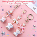 Wurosi 773 Pcs Beaded Keychain Making Kit, Bag Charm Kit, - Image 5