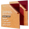 1/8 Thick 12 x 12 inch Translucent Acrylic Sheets by gdhwcxl