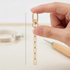 20 Pcs Metal Keychain Making Kit - Image 2