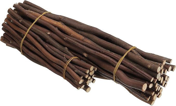 PATIKIL 50 Pcs / 2 Size Wood Log Sticks, 0.2-0.5inch in Diameter Natural by PATIKIL
