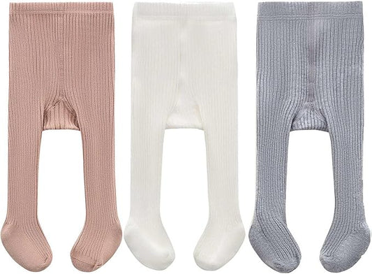 CECORC Baby Girls Tights Toddler Cable Knit Leggings Thick Cotton Infant Stockings Pantyhose 1-10T
