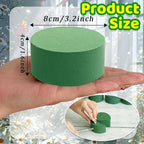 6 Pcs Round Floral Foam Blocks, Artificial Fresh Flower Plant Arrangements Foam - Image 2
