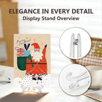 Artliving 4 Inch Clear Plastic Easels or Stand/Plate Holders to Display - Image 4