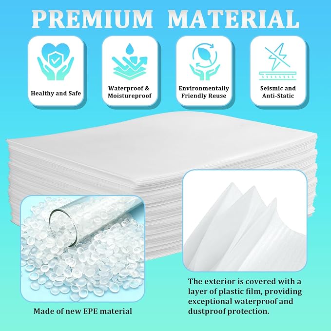 30Pack Large Foam Pouches 20x24 Inch, Cushion Foam Pouch - Image 3