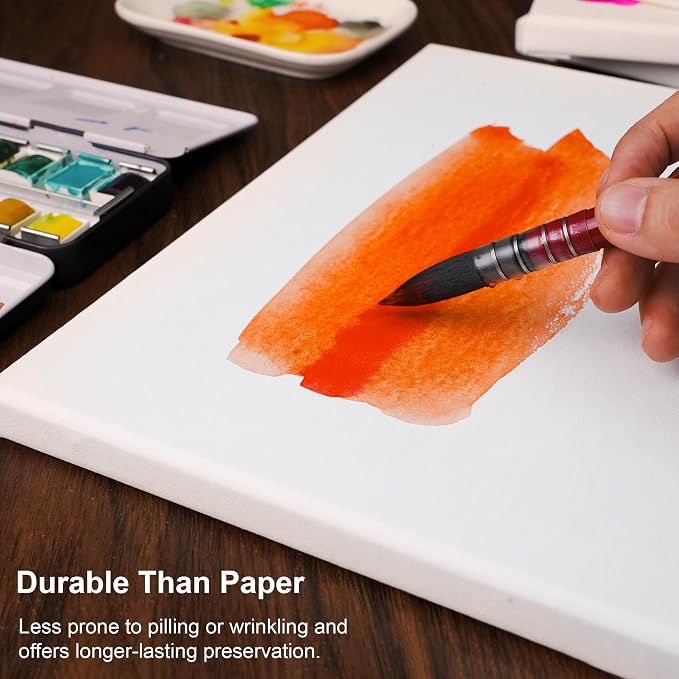 PHOENIX Professional Stretched Watercolor Canvas - Image 8