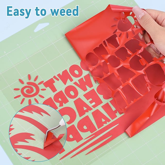 Red Heat Transfer Vinyl 12" x 10ft Red Iron On Vinyl - Image 4