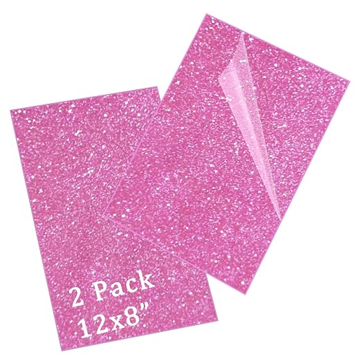 Glitter Acrylic Sheets, 1/8 in Thick, 2 Pack | 3mm Cast Sparkly Sheets by FaeliKnise-BringFairytoLife
