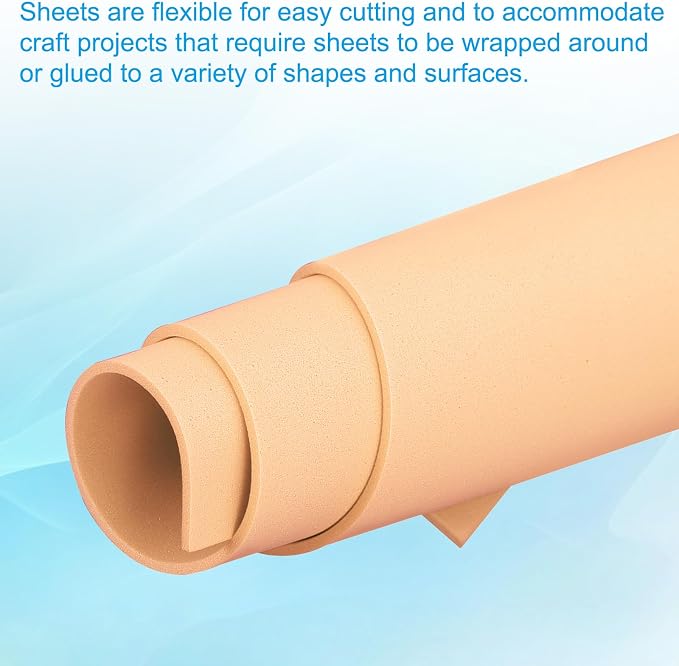 PATIKIL 20 Pack EVA Foam Sheets, Light Khaki - Image 5